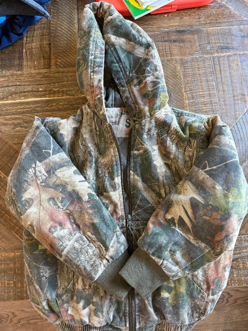 Camo medium weight coat
